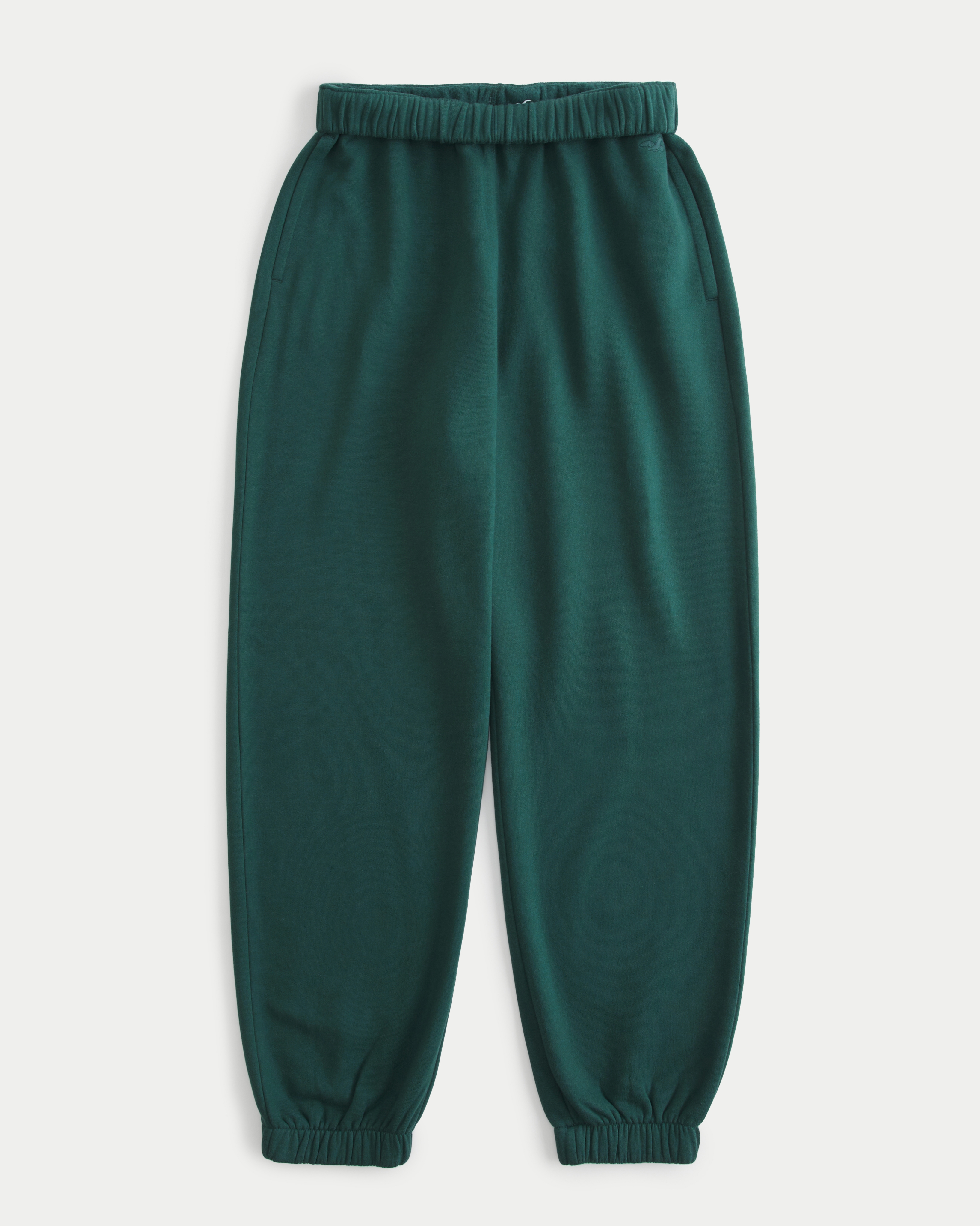 Mid rise hotsell fleece joggers hollister