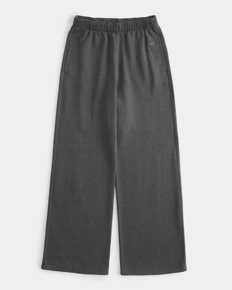 Hollister Social Tourist High-Rise Wide-Leg Sweatpants