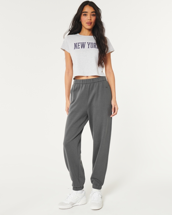 Grey discount hollister joggers