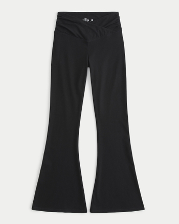 Hollister Flare Leggings Black - $17 (51% Off Retail) - From kaylee