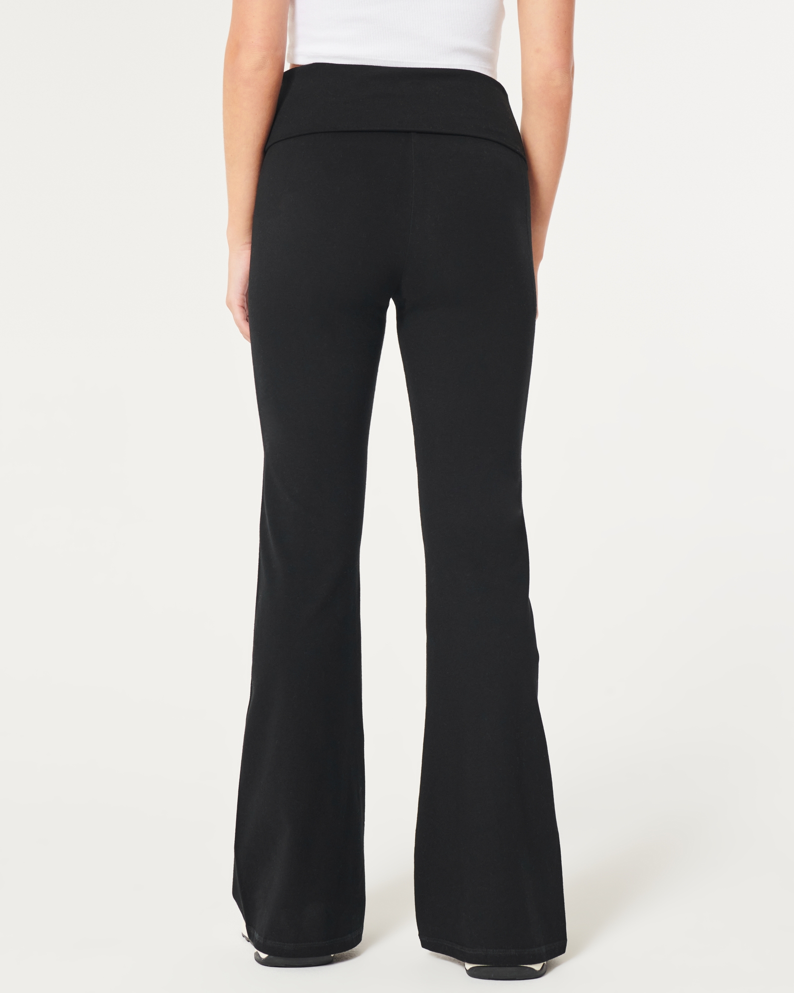 Sexy High Waist Stretch Flare Pants Leggings For Women Loose And Thin Leg  Pants, Size 14 From Jessicarick, $26.97