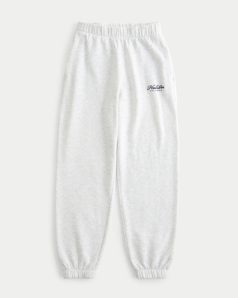 Fleece Logo Dad Joggers