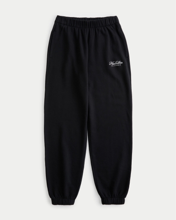 Women's Fleece Logo Dad Joggers, Women's Bottoms