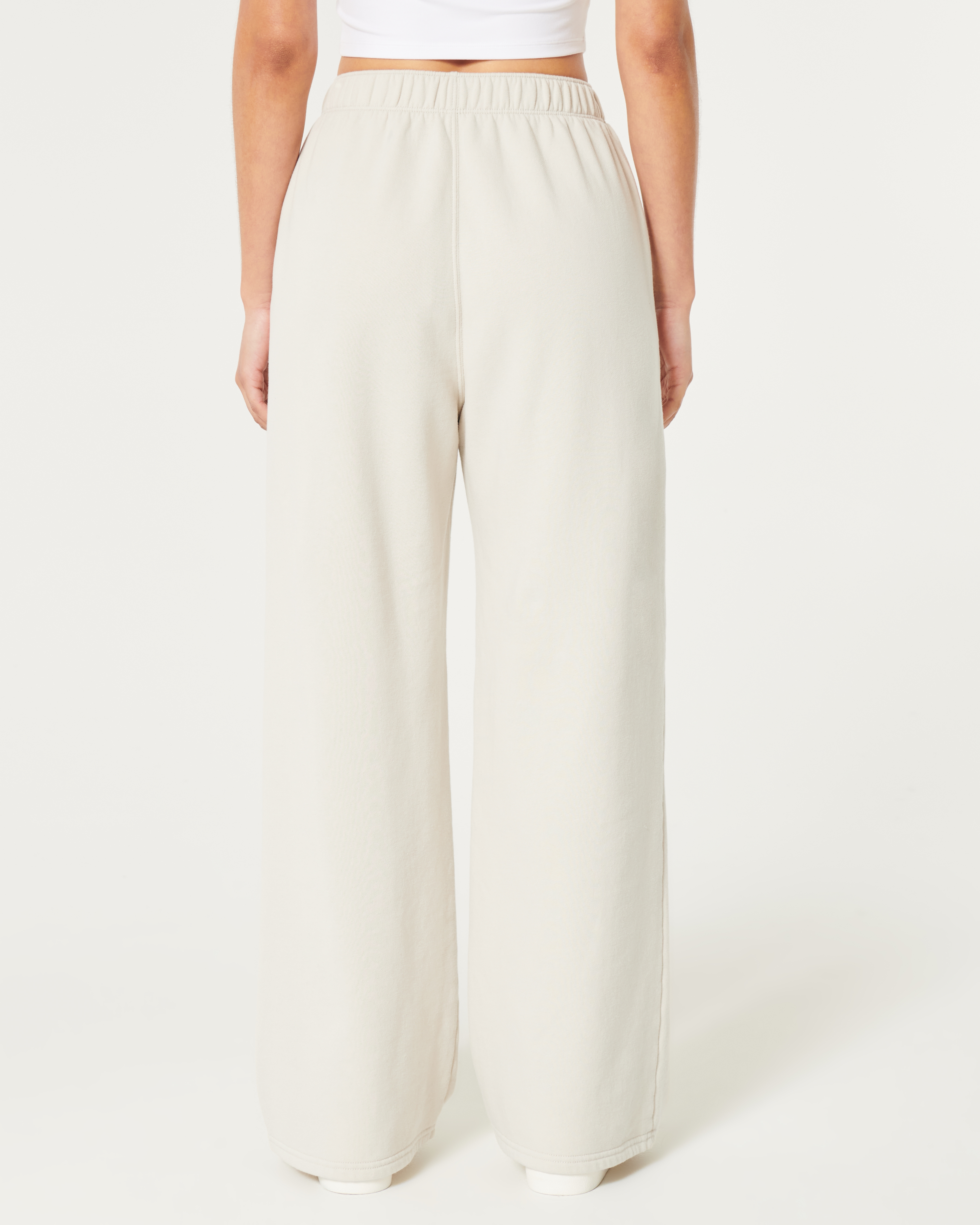 Hollister Feel Good Fleece Wide-Leg Pants