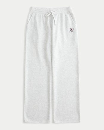Women's Snoopy Graphic Straight Sweatpants | Women's Bottoms | HollisterCo.com