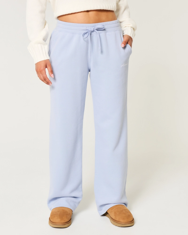 Amour Graphic Straight Sweatpants