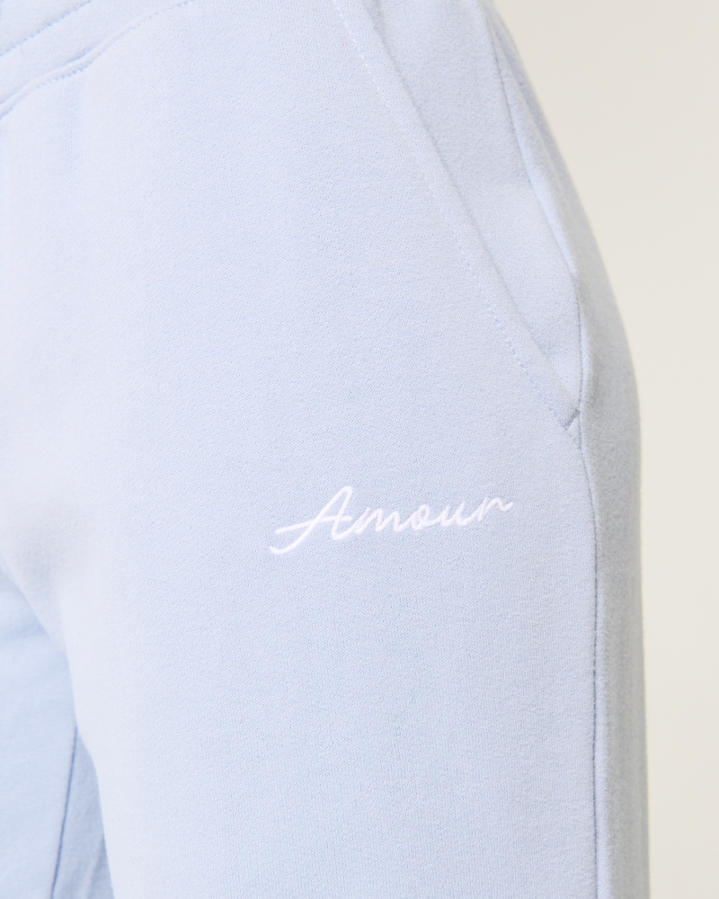 Amour Graphic Straight Sweatpants