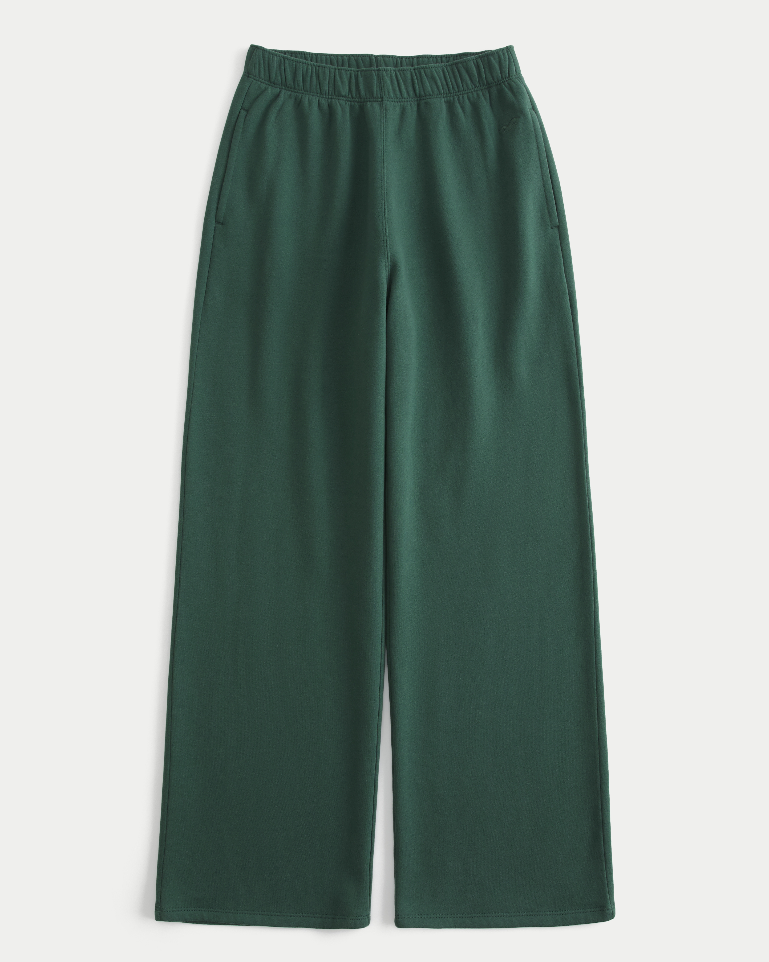 Hollister Feel Good Fleece Wide-Leg Pants