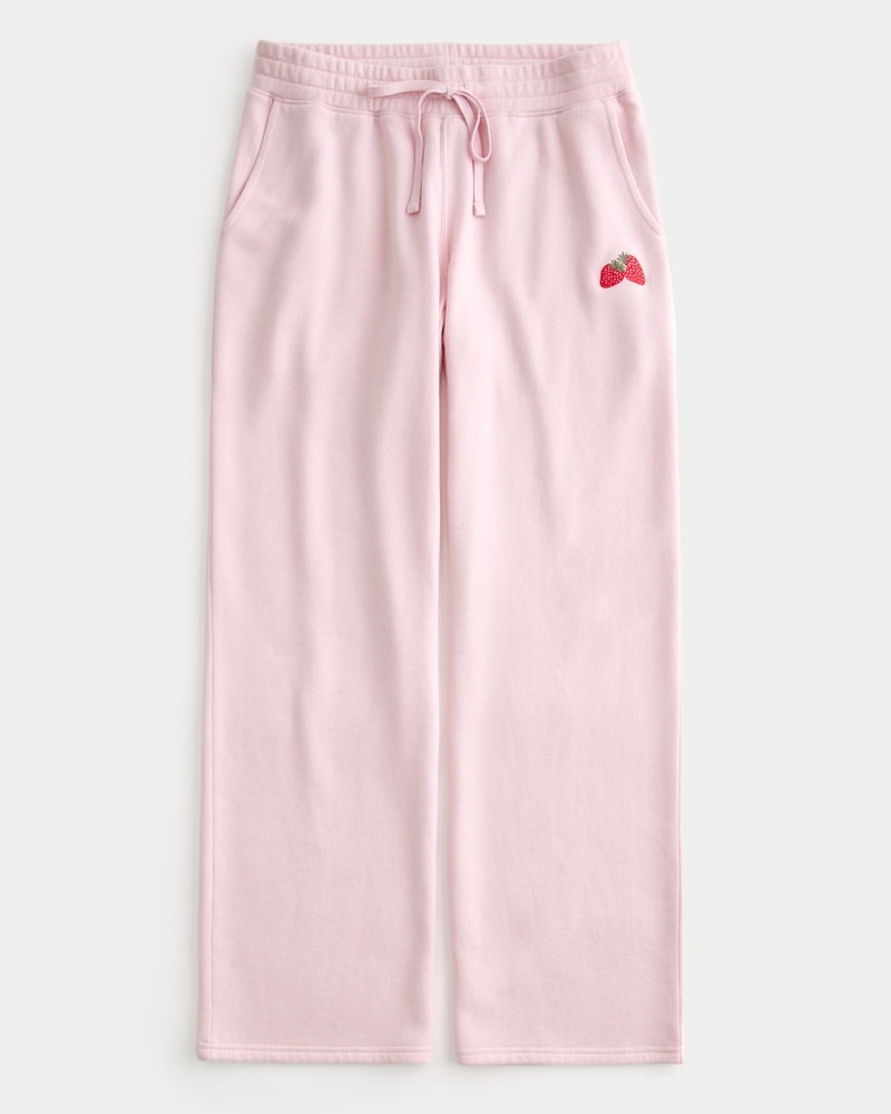 Hollister pink sweatpants sale