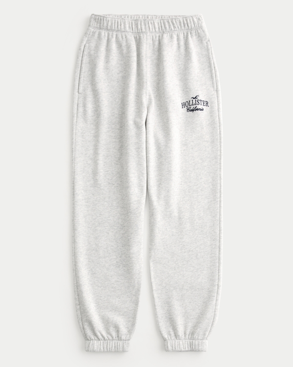Logo Dad Joggers, Light Heather Gray view 1