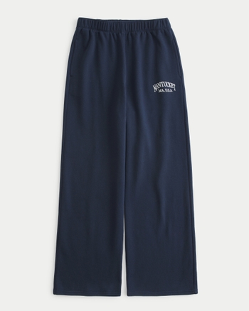 Hollister Women's Small Navy Blue Sweatpants Comfortable