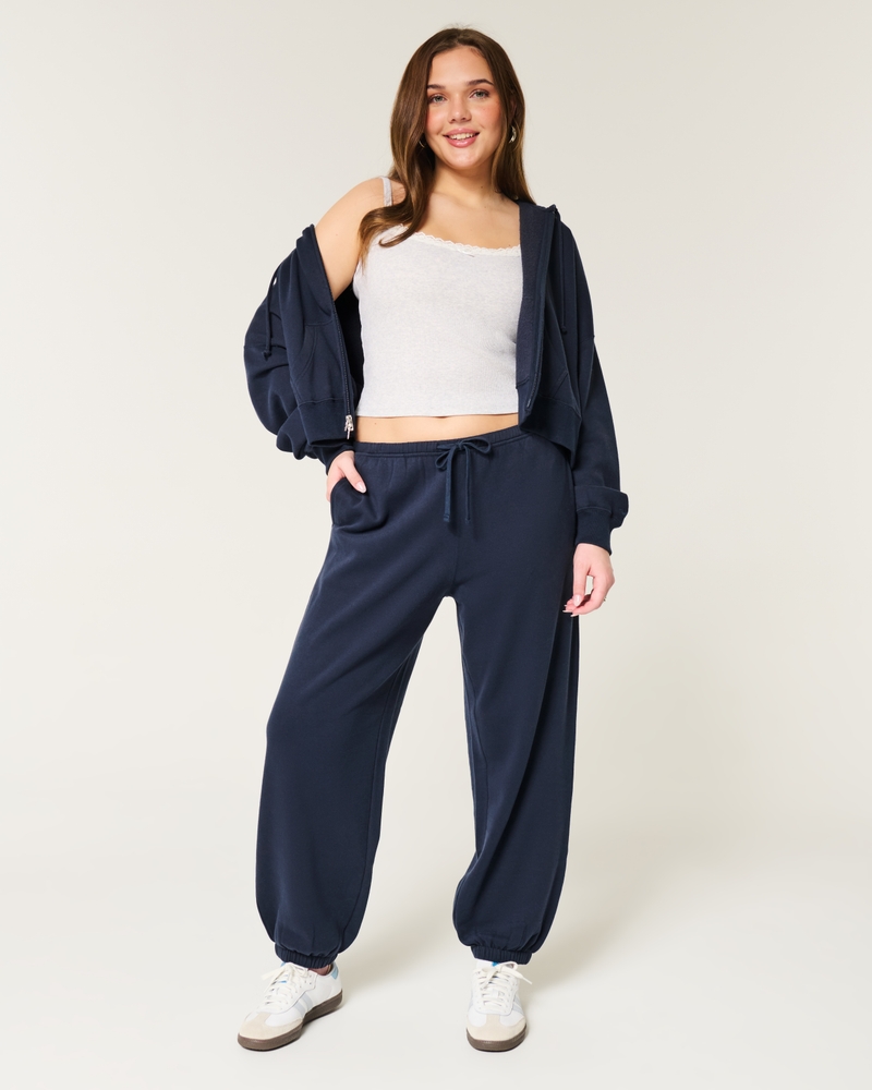 Women's Fleece Joggers | Women's Bottoms | HollisterCo.com