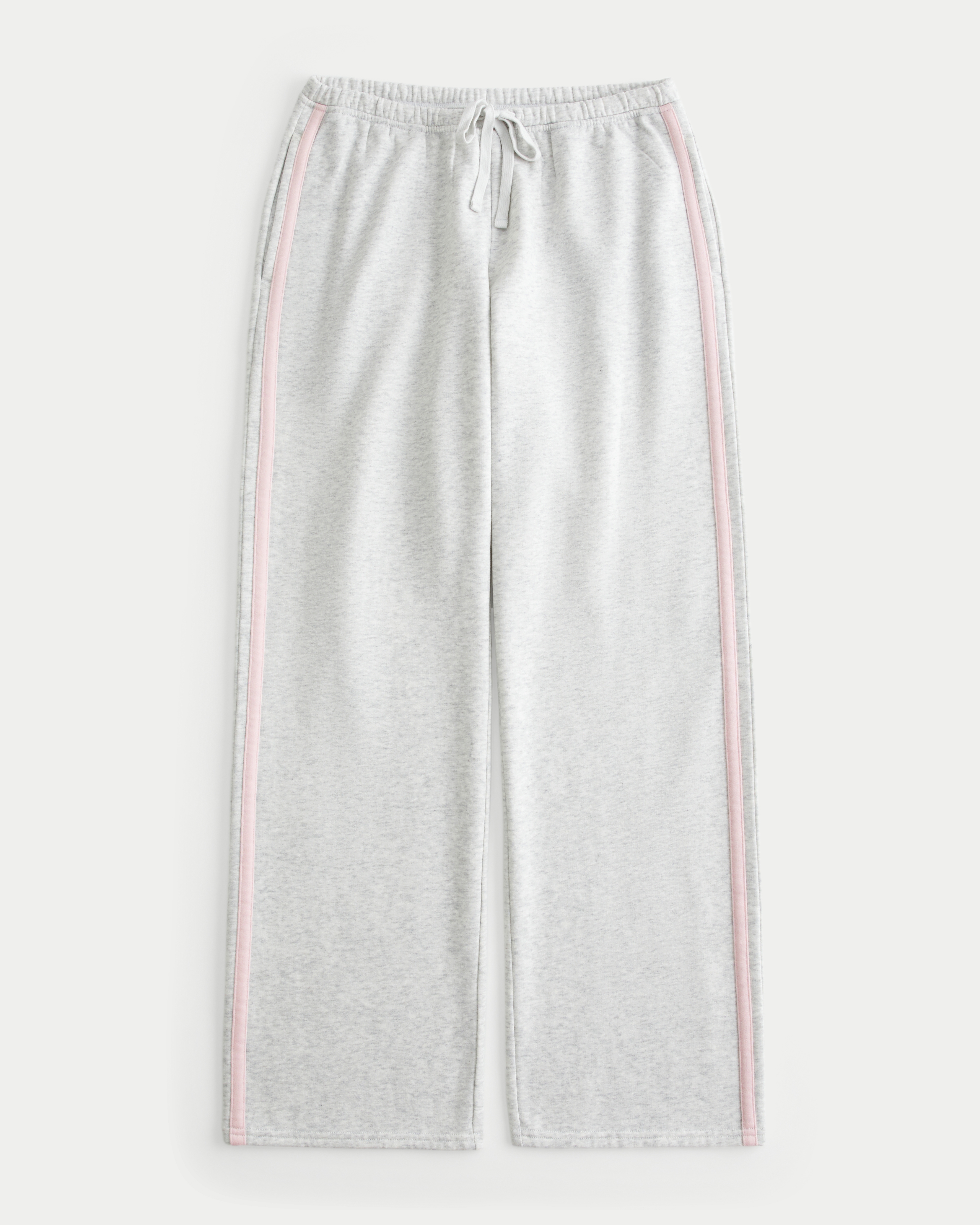 Side-Stripe Straight Sweatpants
