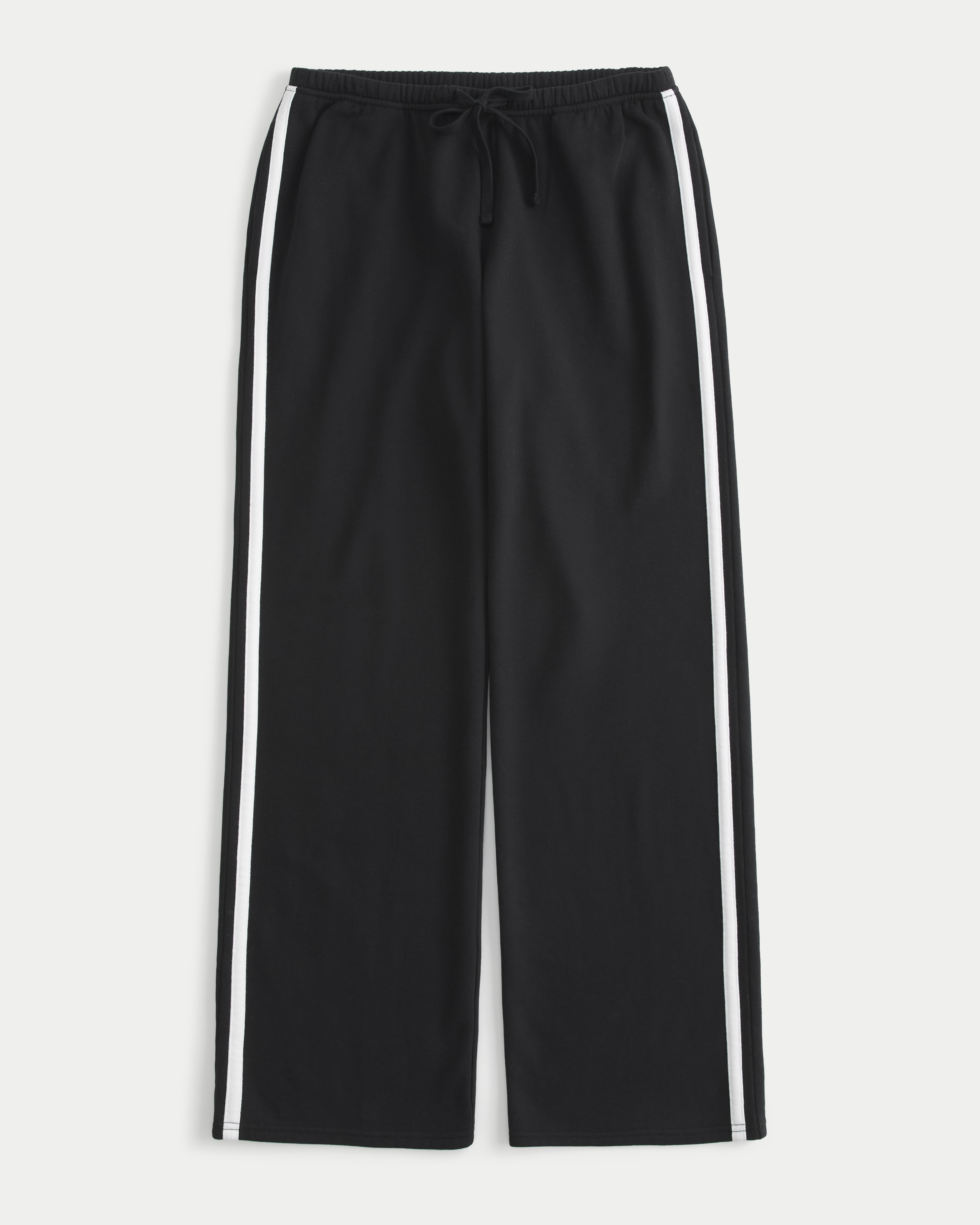 Side-Stripe Straight Sweatpants