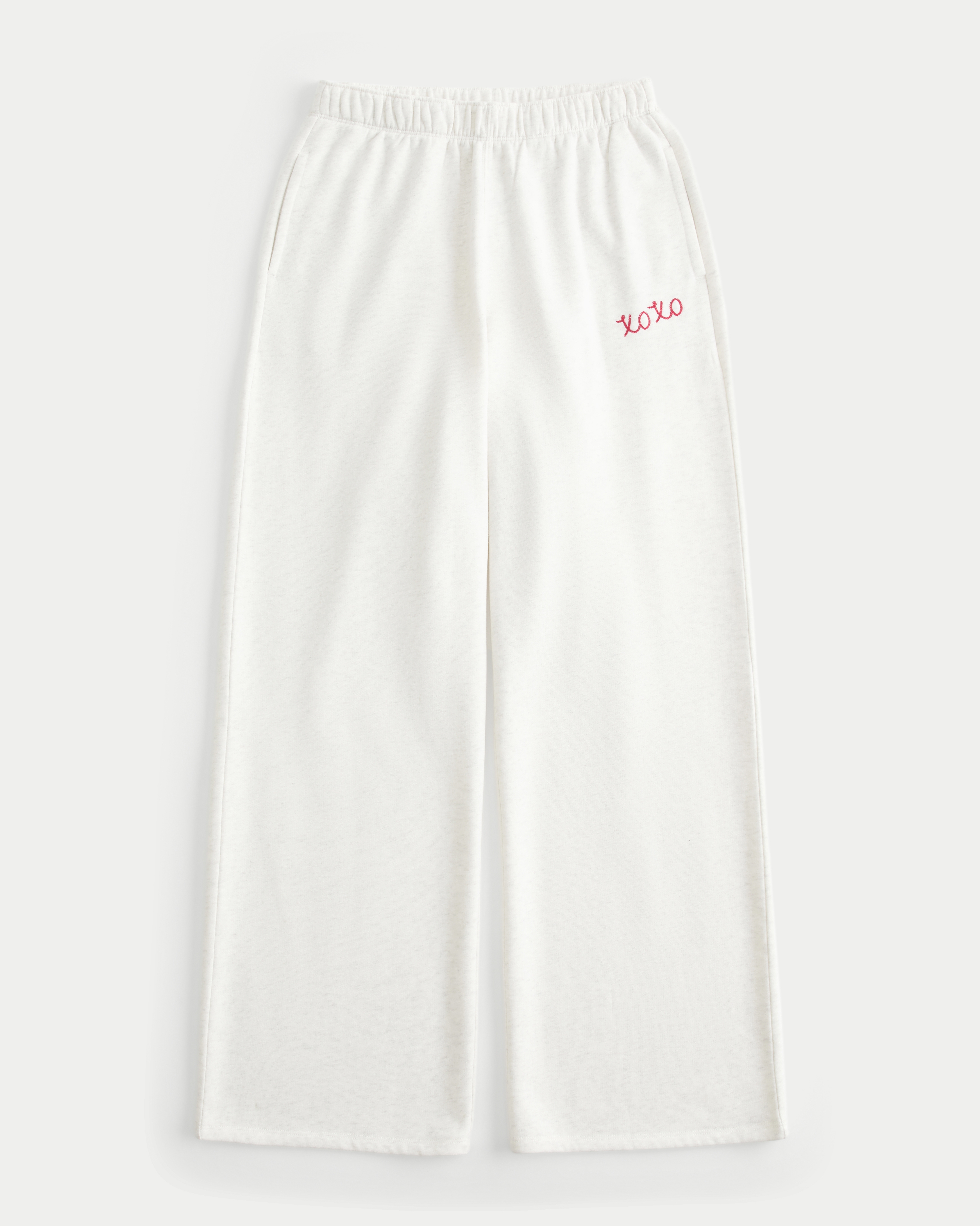 XOXO Graphic Wide-Leg Sweatpants