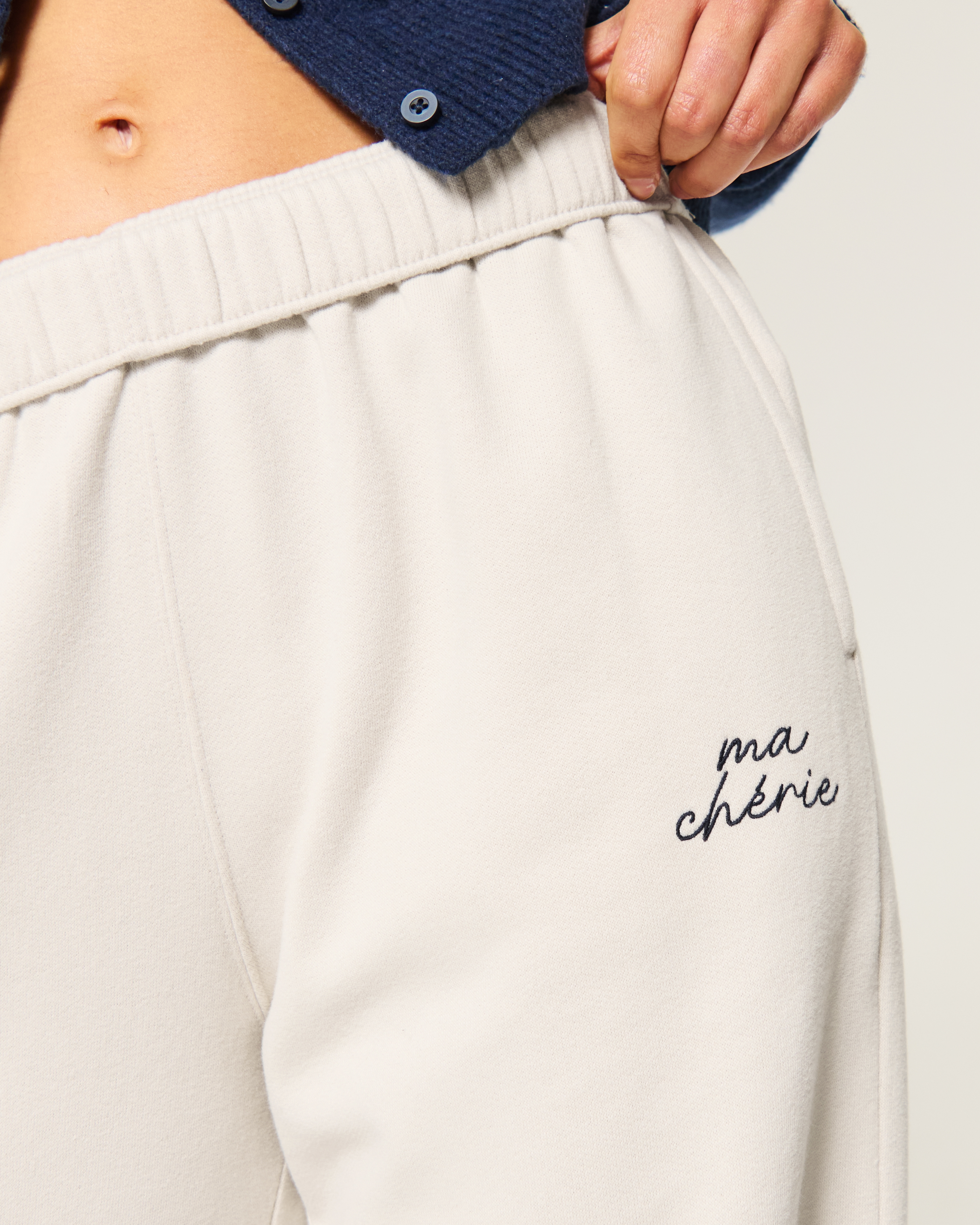 Ma Chérie Graphic Wide-Leg Sweatpants
