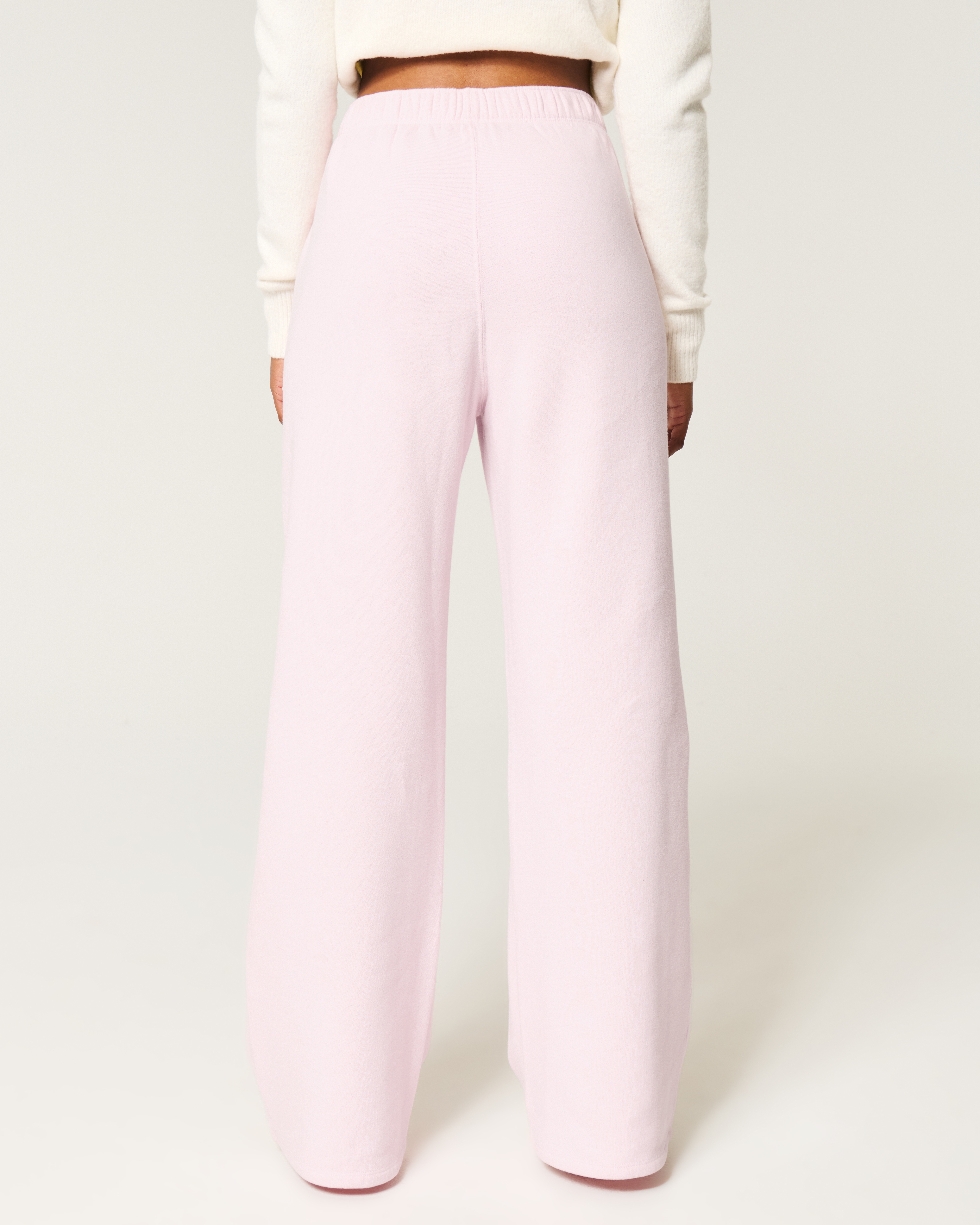 Cherry Graphic Wide-Leg Sweatpants