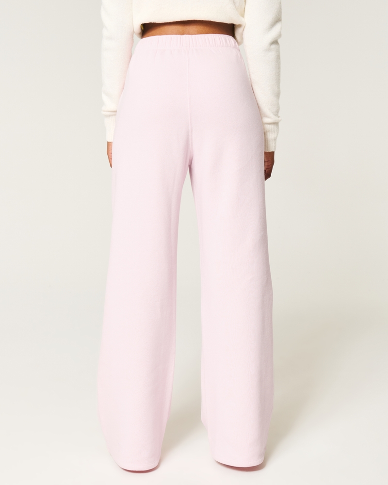 Cherry Graphic Wide-Leg Sweatpants