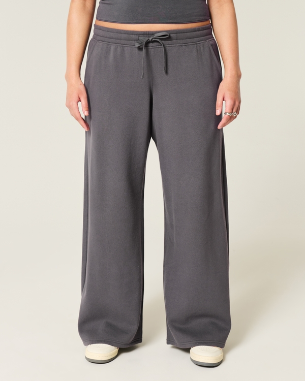 Baggy Sweatpants, Charcoal Gray view 2