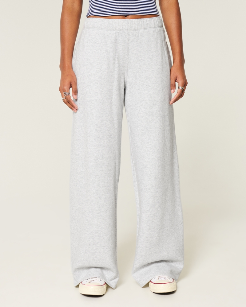 Wide-Leg Sweatpants