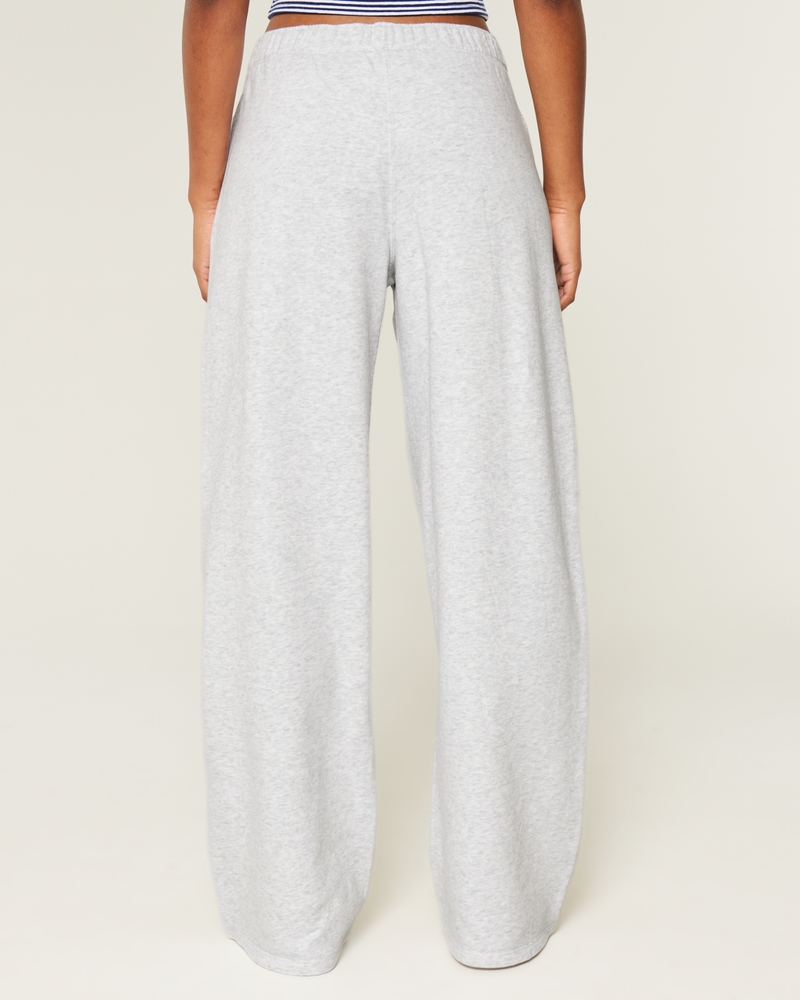 Wide-Leg Sweatpants