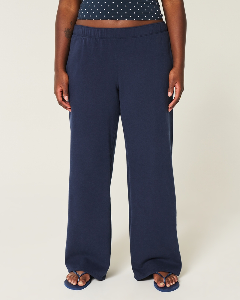 Wide-Leg Sweatpants