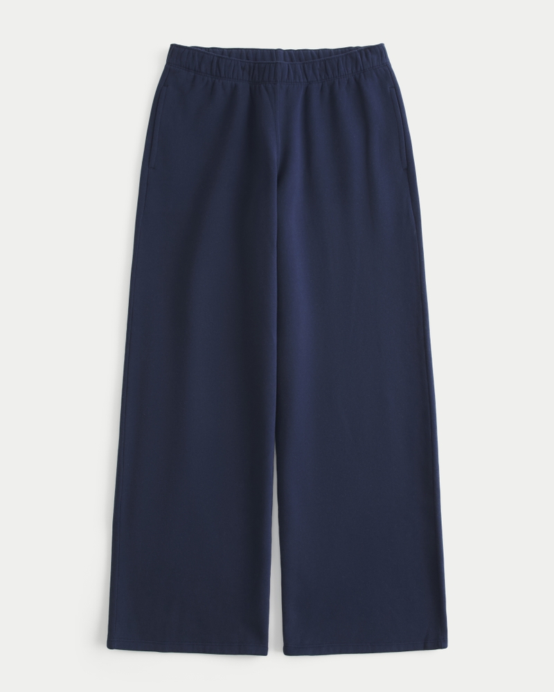 Wide-Leg Sweatpants