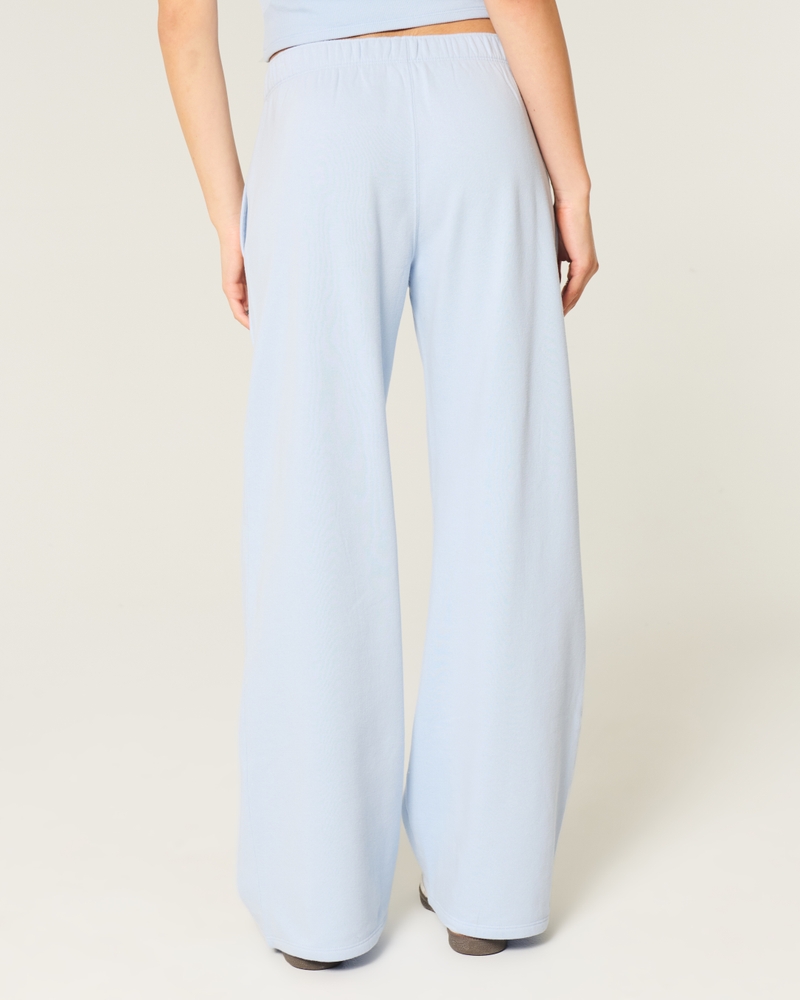 Wide-Leg Sweatpants
