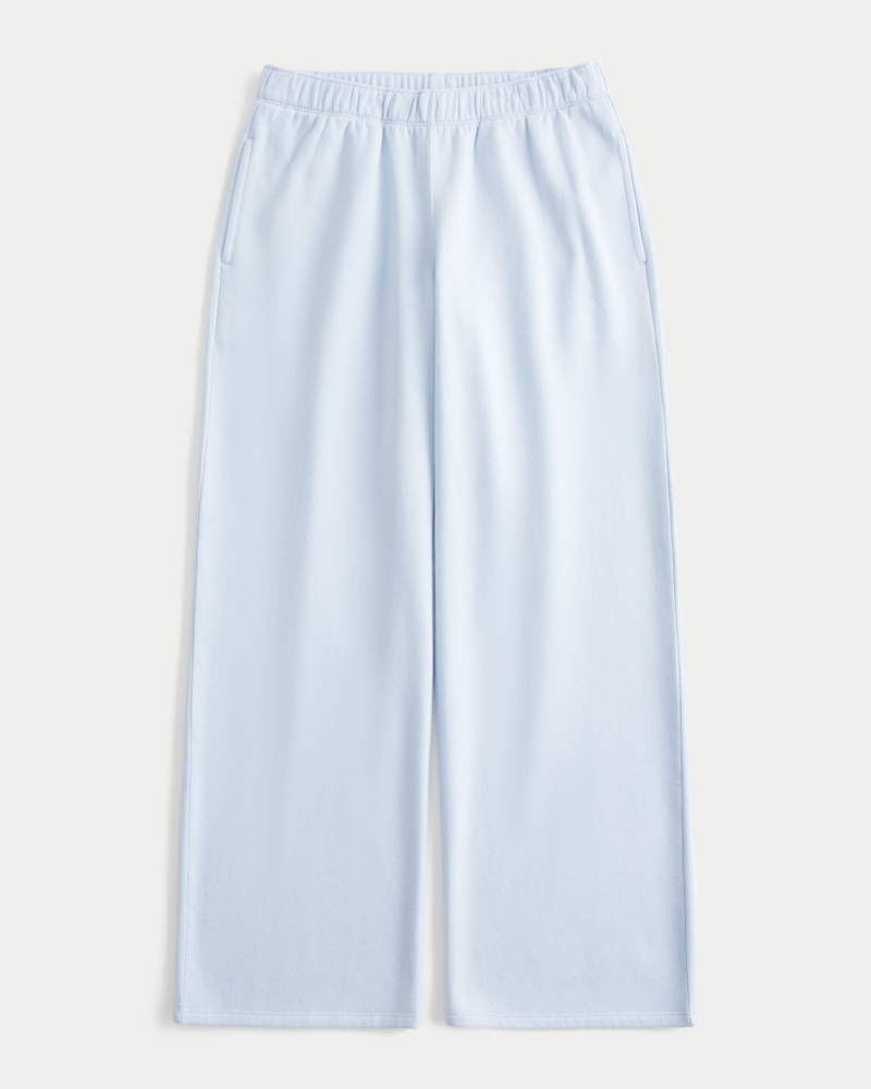 Wide-Leg Sweatpants