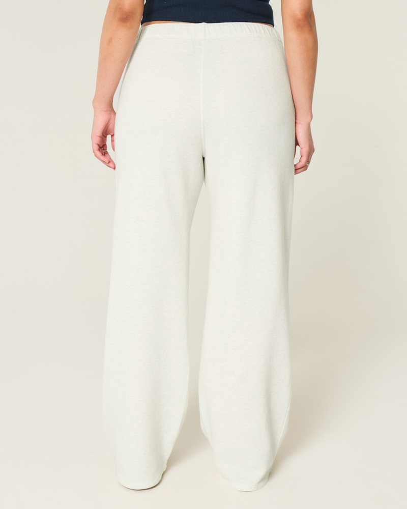 New York Graphic Wide-Leg Sweatpants