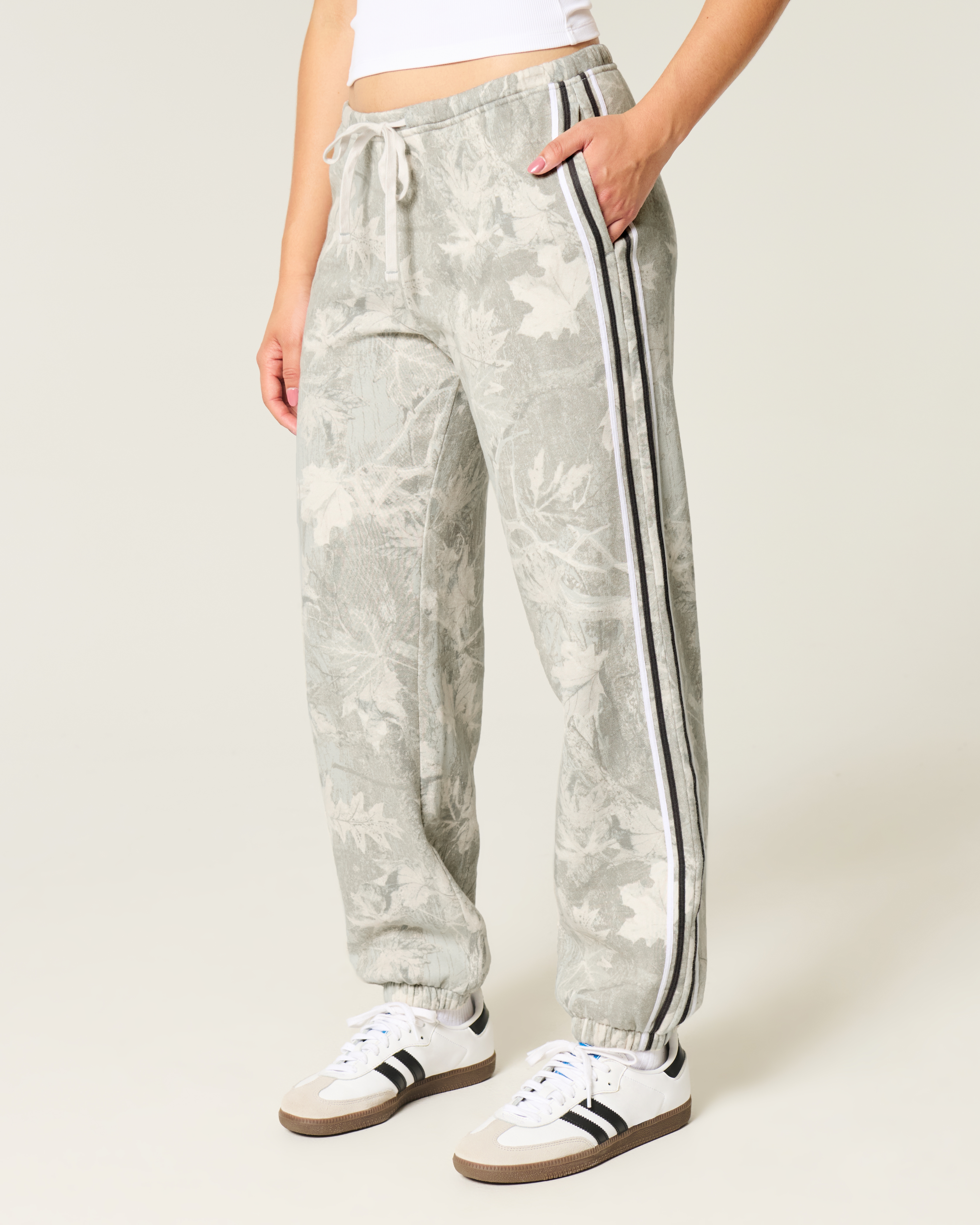Camo Baggy Fleece Joggers