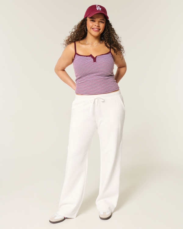 Straight Sweatpants, Cloud White view 1