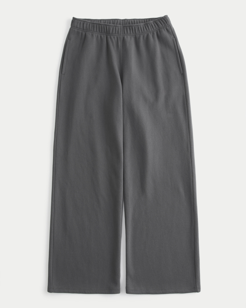 Wide-Leg Sweatpants