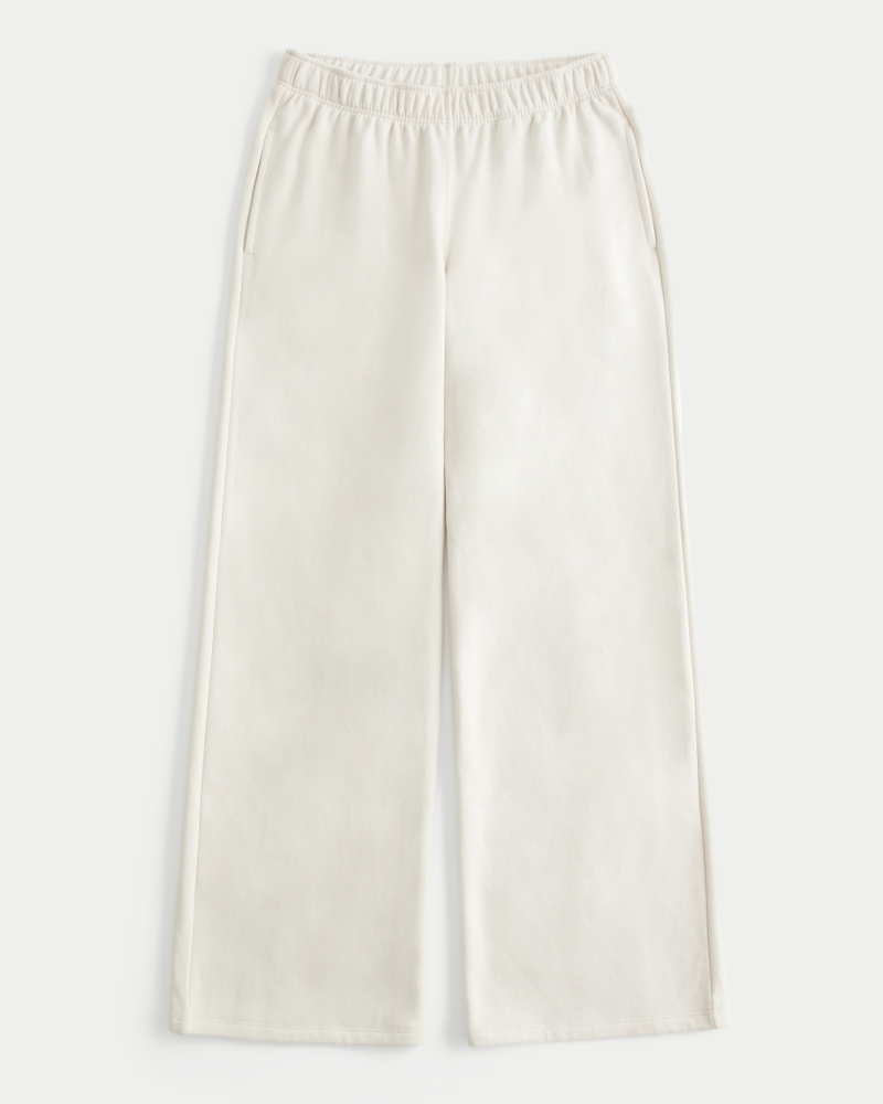 Wide-Leg Sweatpants