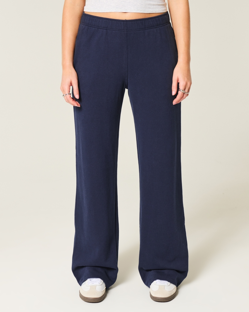 Wide-Leg Sweatpants