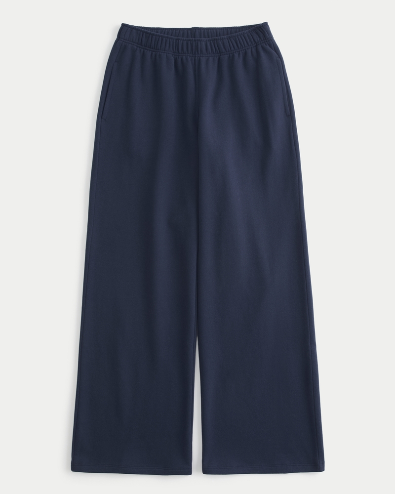 Wide-Leg Sweatpants
