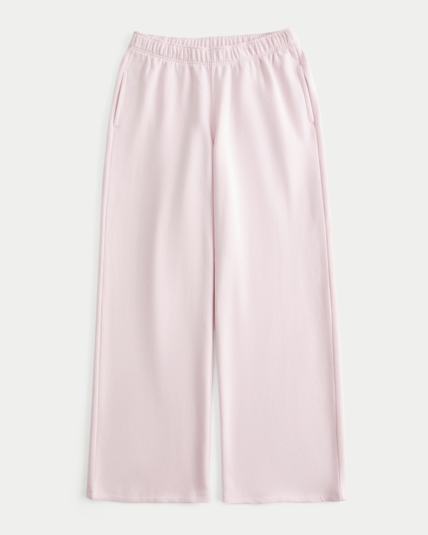 Wide-Leg Sweatpants, Light Lilac view 1