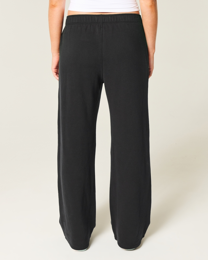 Wide-Leg Sweatpants