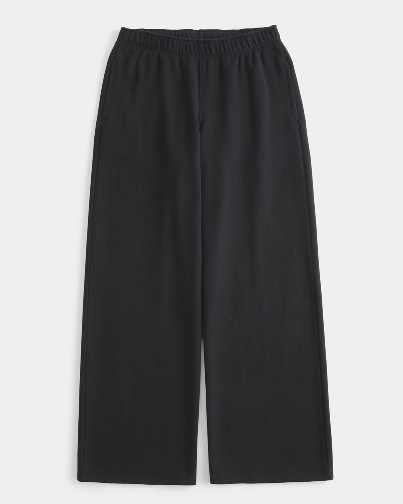 Wide-Leg Sweatpants