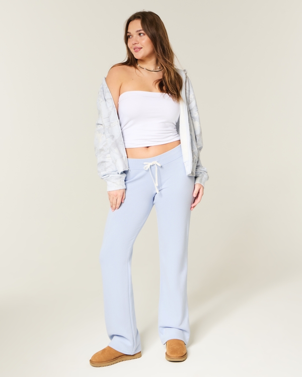 Bootcut Sweatpants, Dusk Blue view 2