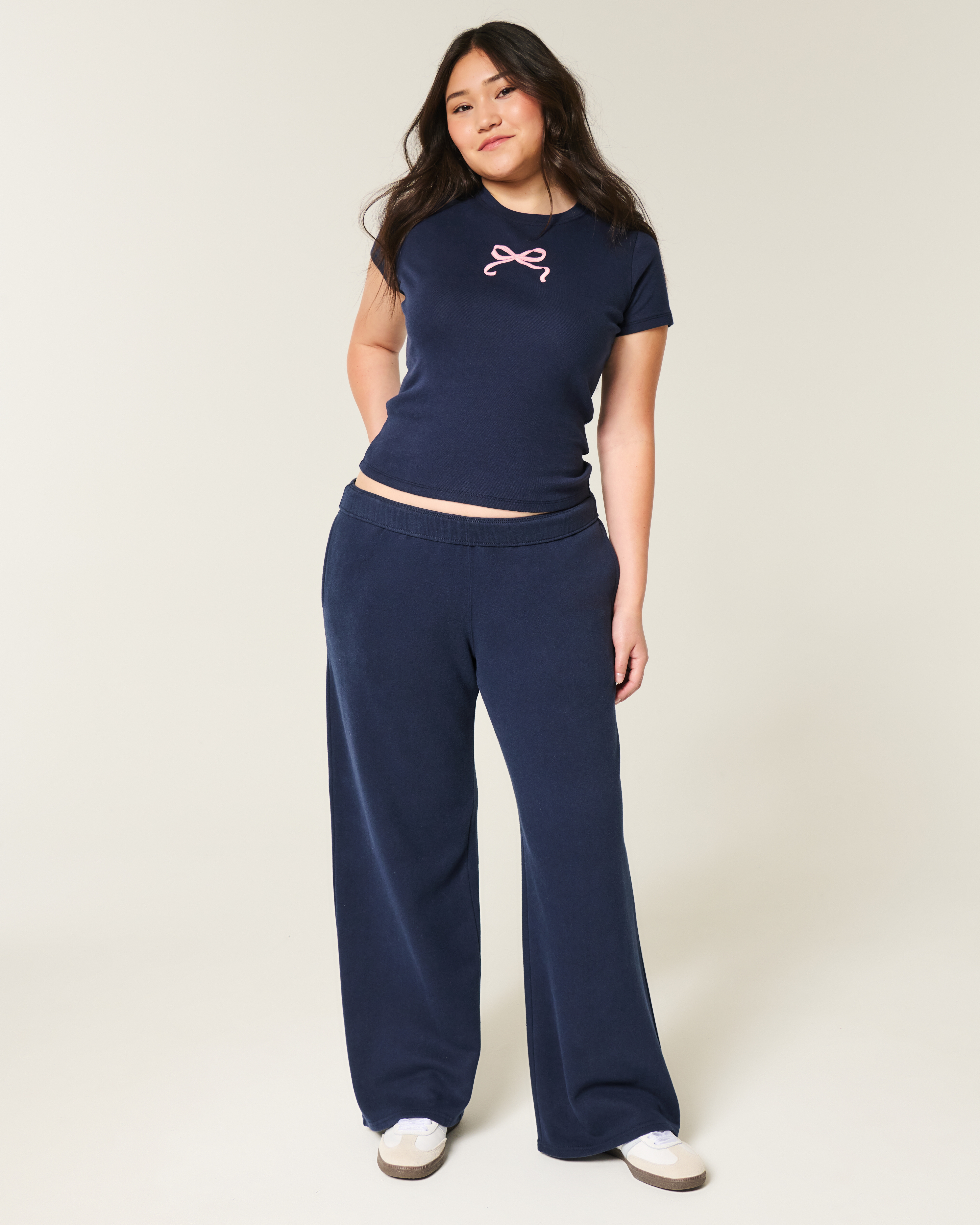 LA Graphic Wide-Leg Sweatpants