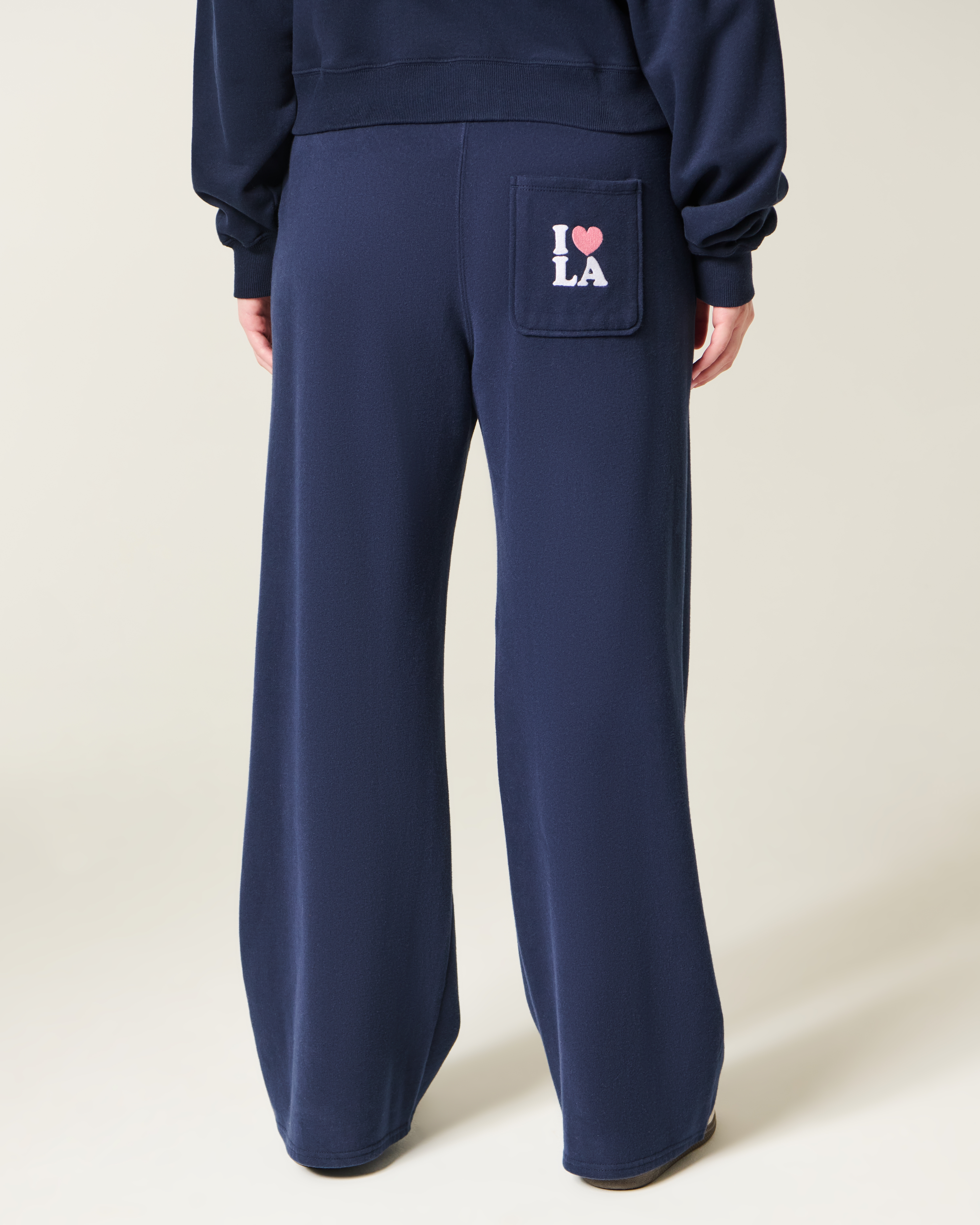 LA Graphic Wide-Leg Sweatpants