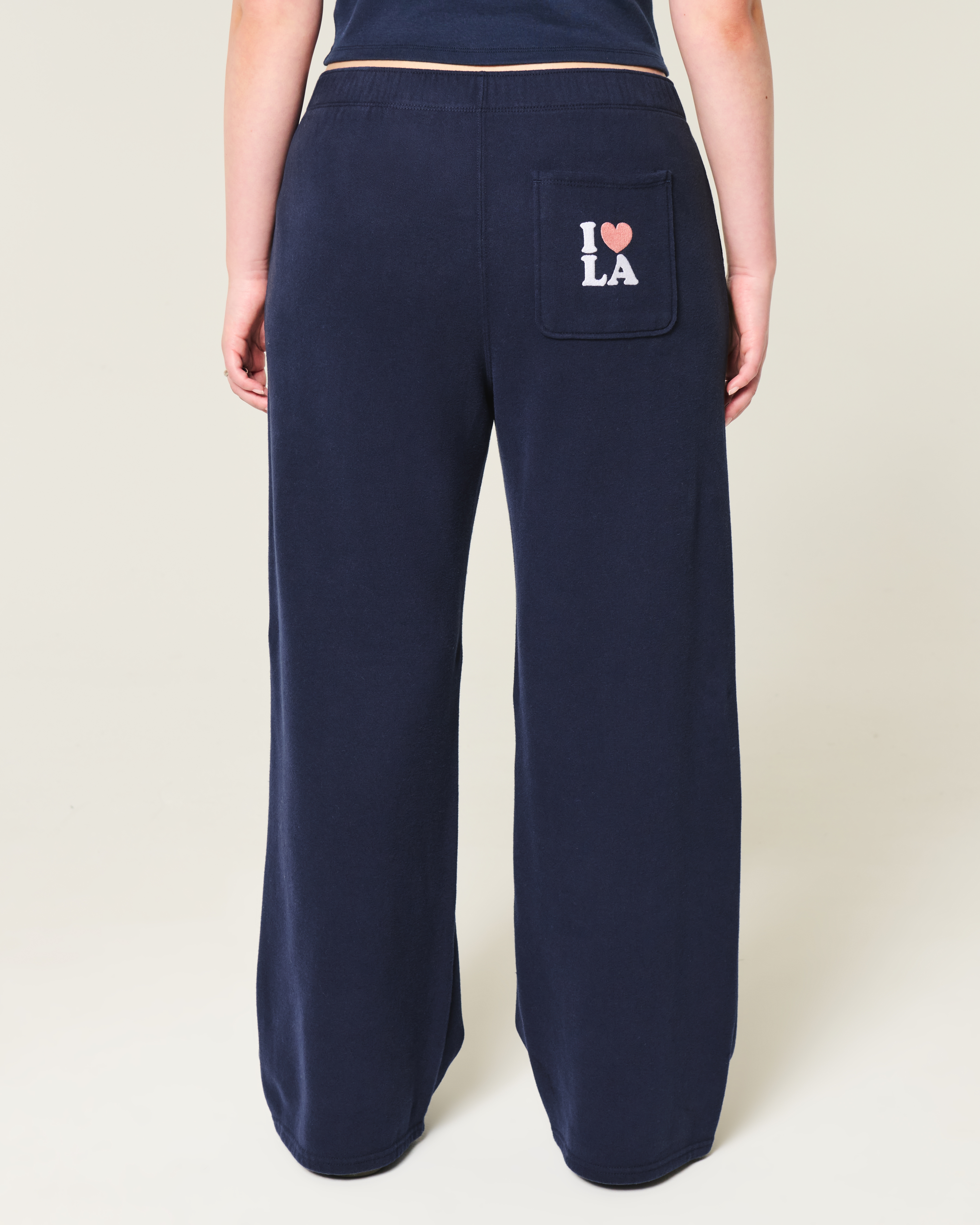 LA Graphic Wide-Leg Sweatpants