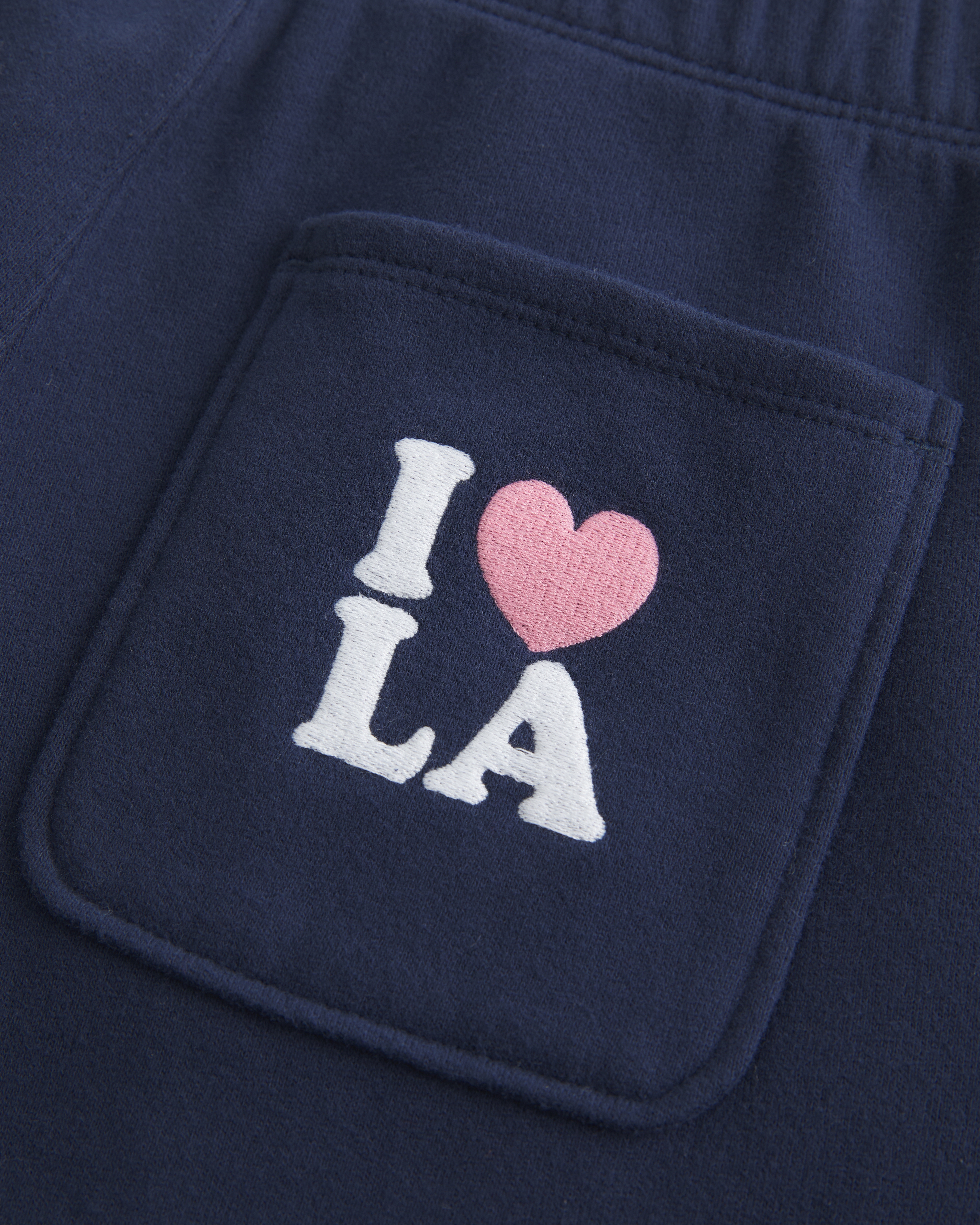 LA Graphic Wide-Leg Sweatpants