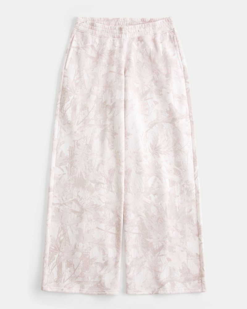 Pink Camo Baggy Sweatpants