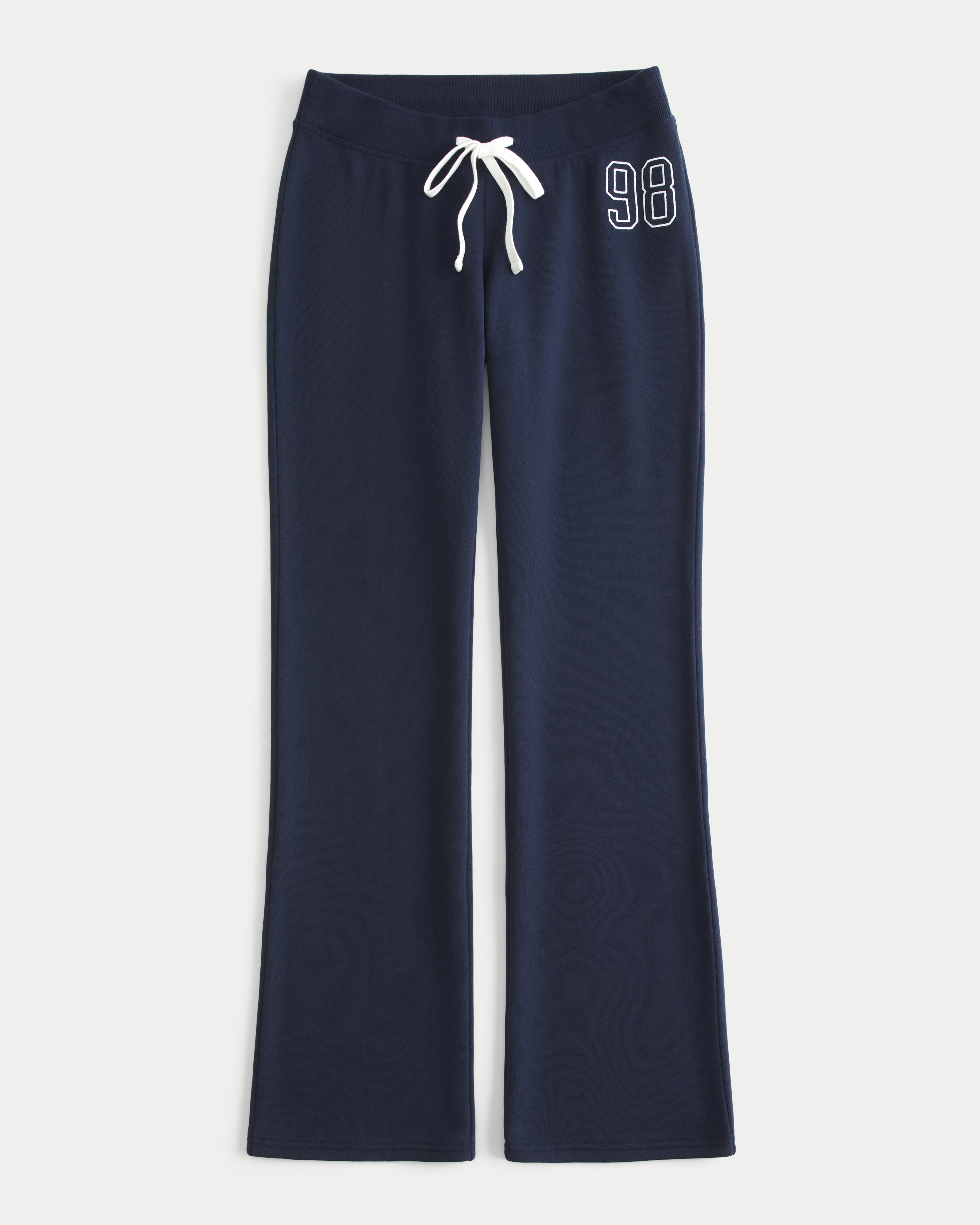 Number Graphic Bootcut Sweatpants