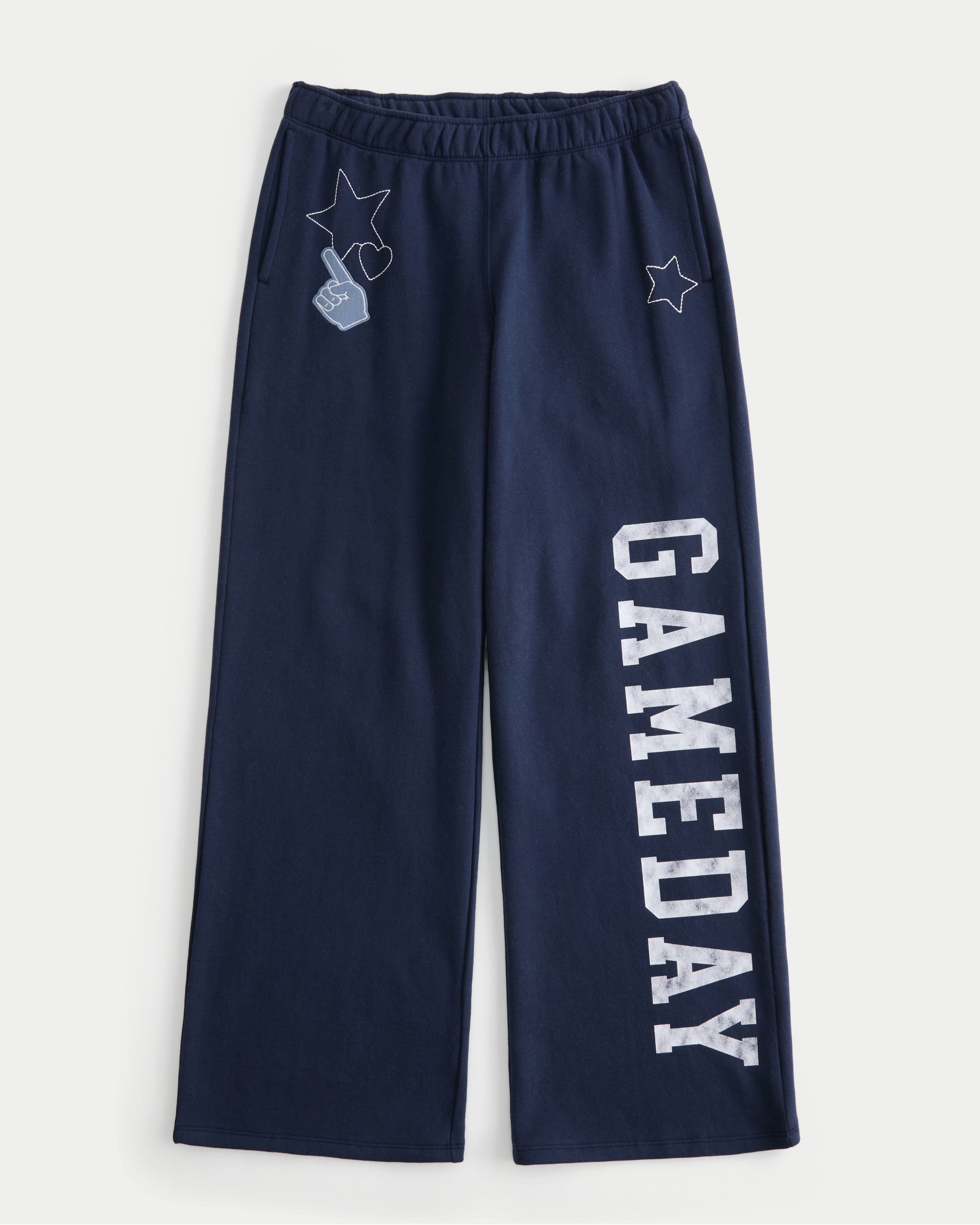 Gameday Graphic Wide-Leg Sweatpants