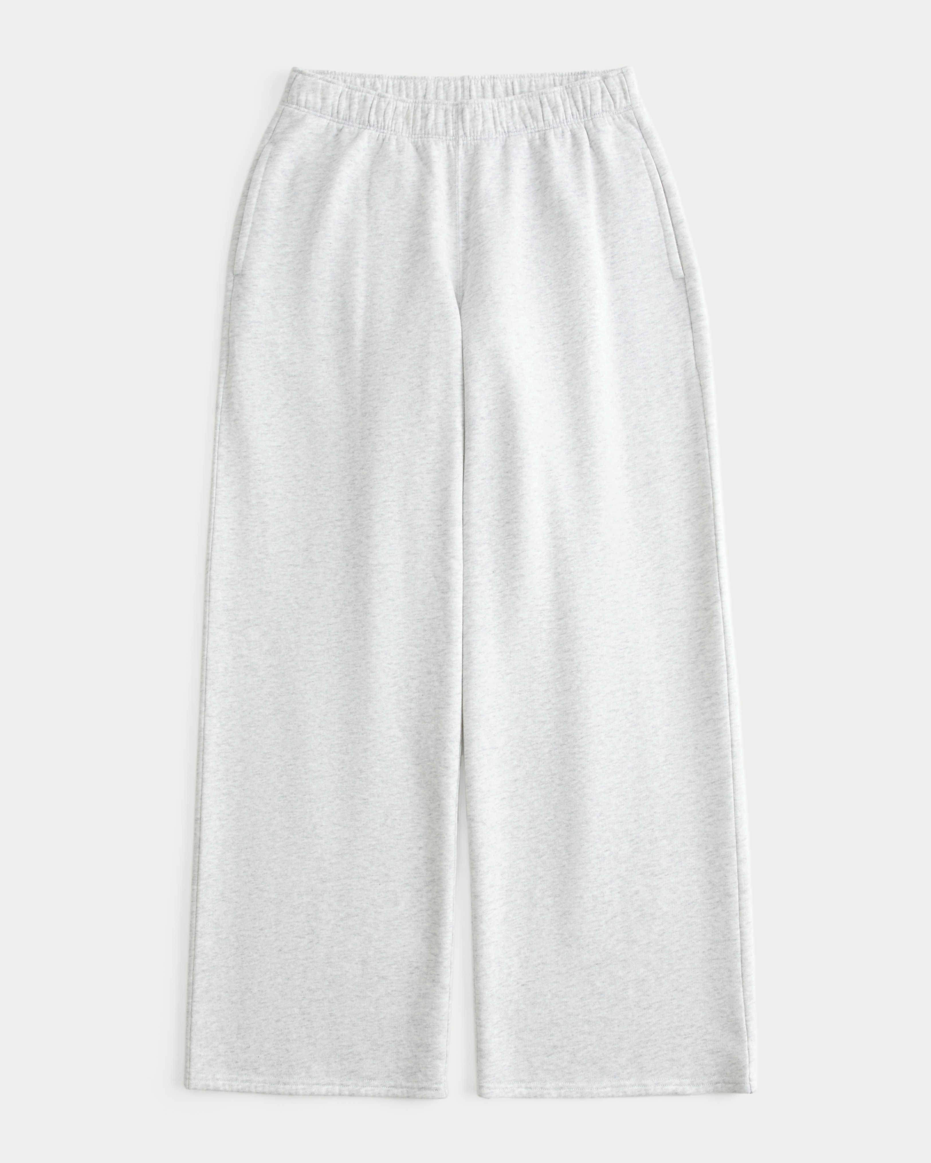 Heart Pocket Wide-Leg Sweatpants