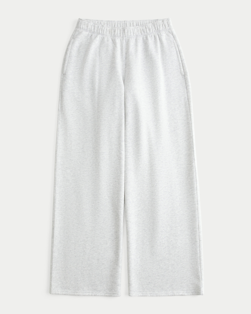 Heart Pocket Wide-Leg Sweatpants