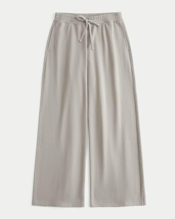 Wide-Leg Sweatpants, Clay view 1